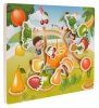 Drewniany Zestaw Puzzli Owoce Warzywa